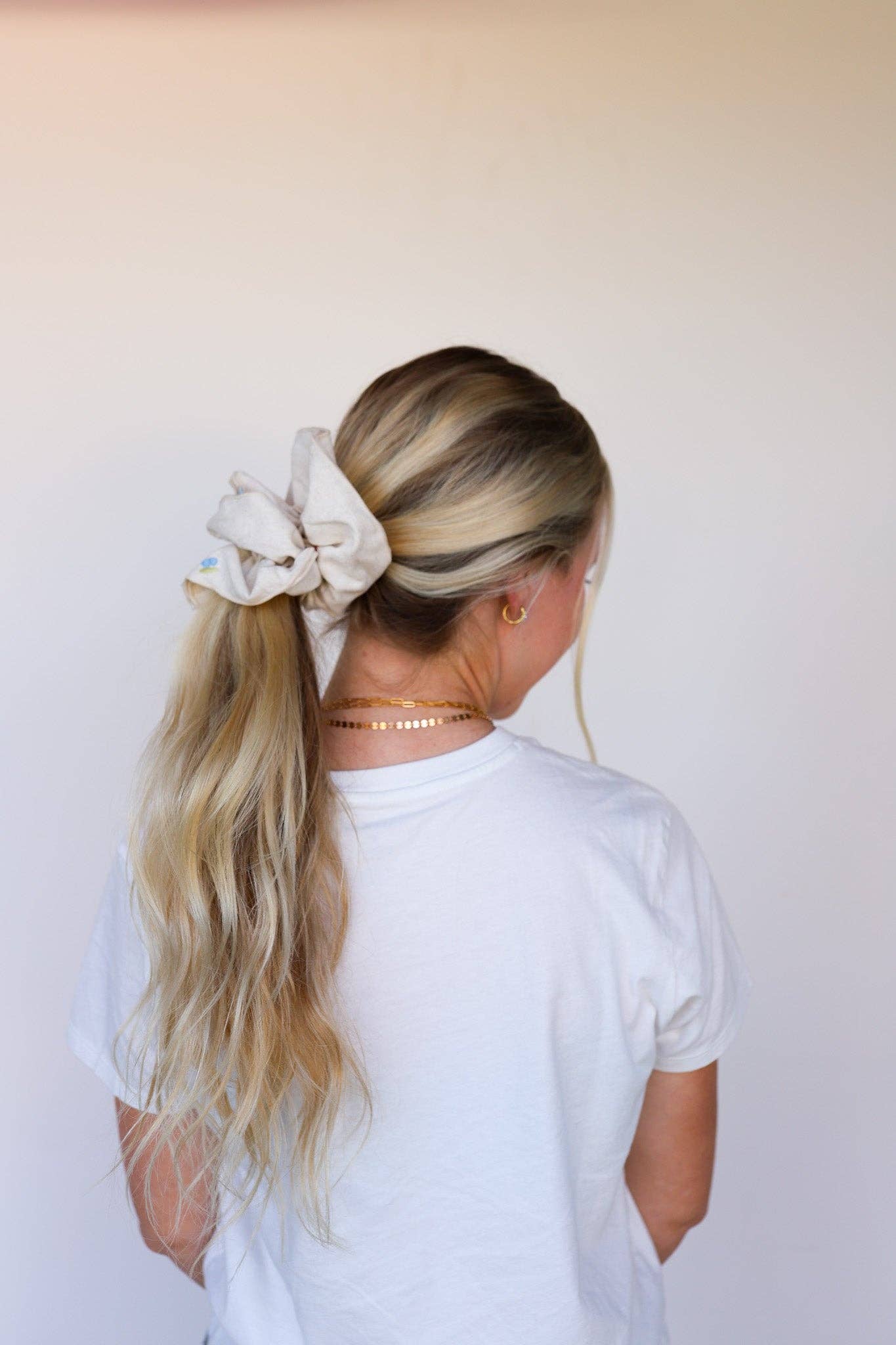 KAXI - Wholesale Scrunchie - Women's - CREAM FARMERS MARKET CORSET SCRUNCHIE12