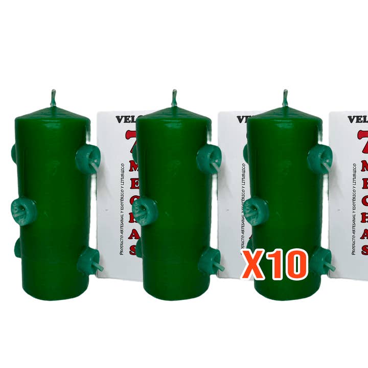 Lot 7 Mèches Vertes pour la vente par VELAS SORT DESDE 1999 SCP