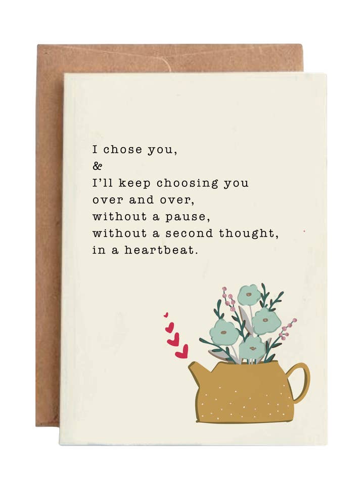 Auguri d'amore: scelgo te per la vendita all'ingrosso da parte di Aaruthra®