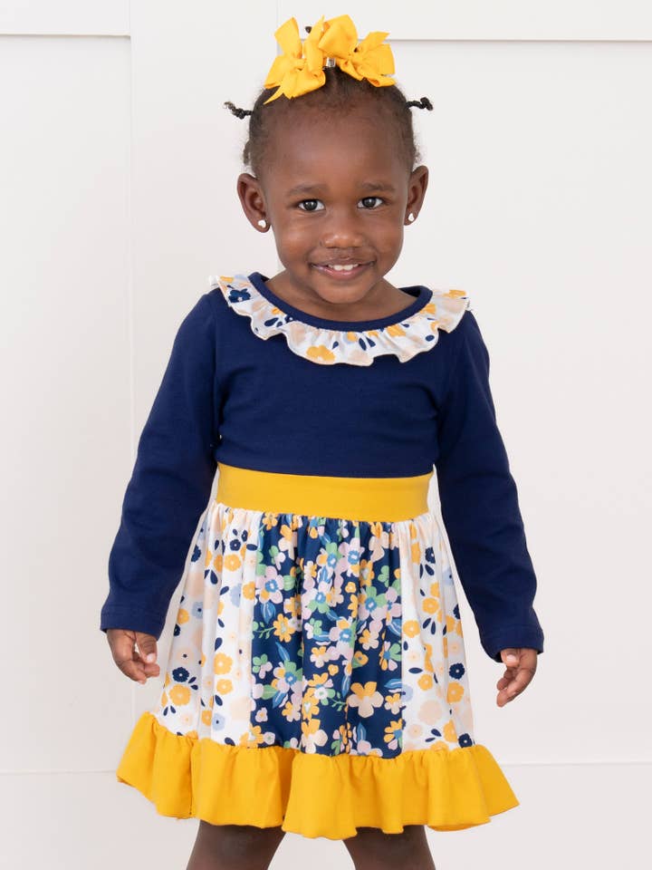 Midnight Blooms Dress for wholesale by Marie Nicole Clothing