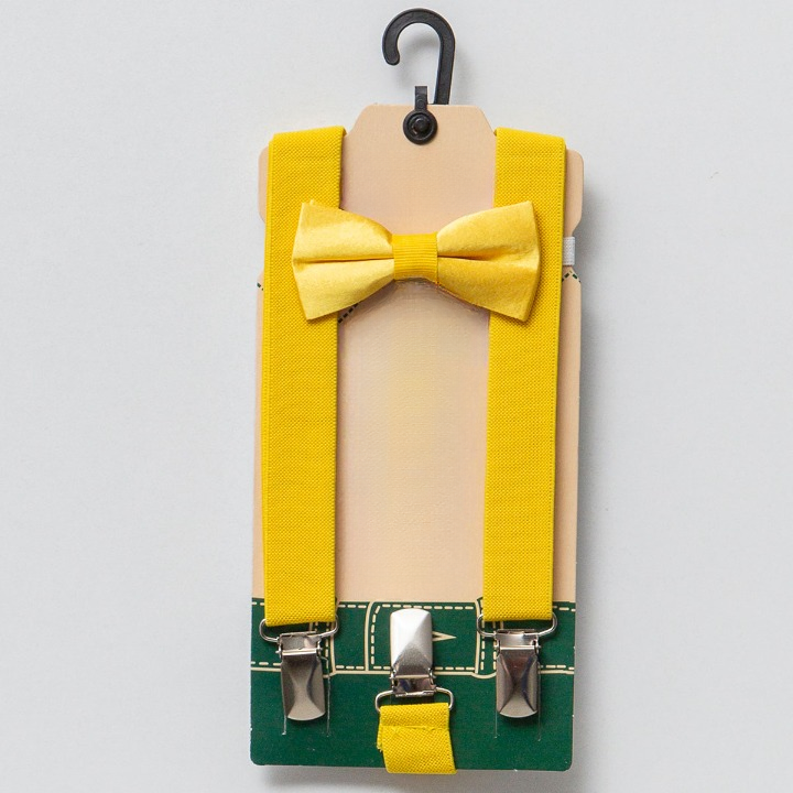 Omnis Pura - Vente Bretelles – enfant - Accessoires garçon spécial jour : bretelles et nœud papillon 0-24 mois11