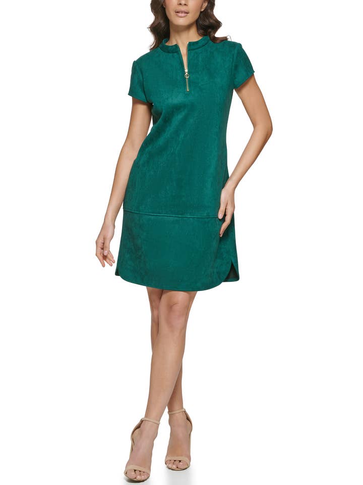 Kensie- Stretch Faux Suede Shift Dress for wholesale by Kensie & Siena