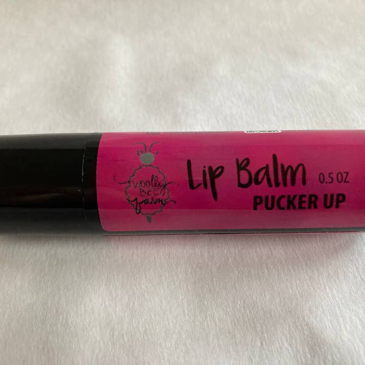 Pucker Up - Natural Lip Balm - 0.5 oz for wholesale by Woolly Bee Farm