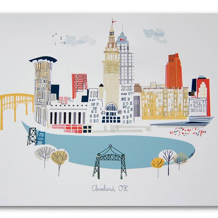 Albie Designs - Wholesale Art Print - Cleveland, OH