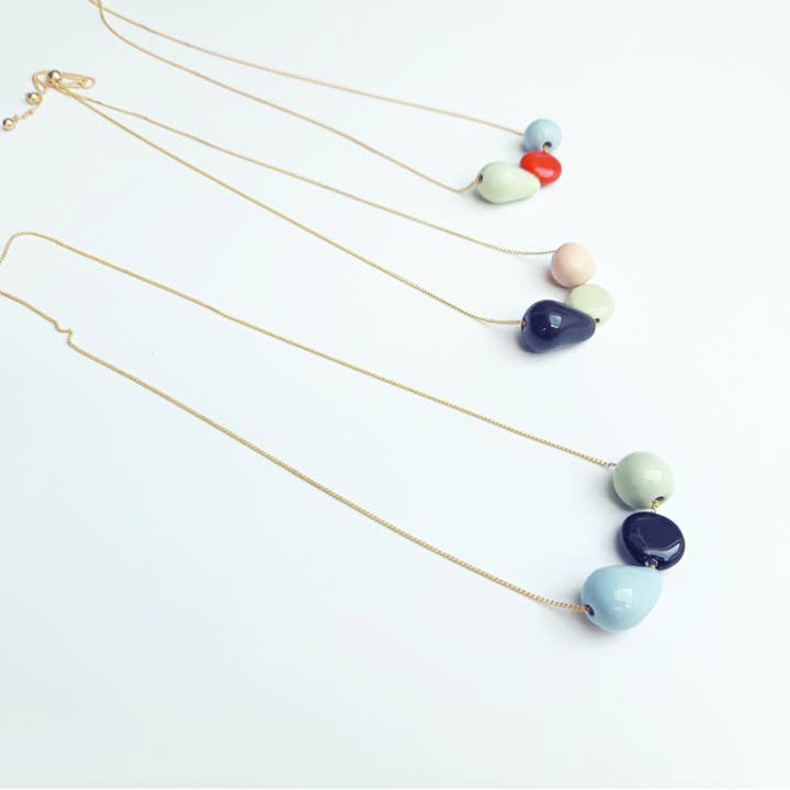 Pack colgantes de cerámica, colgante minimalista de colores. para venta al por mayor de Cerámics & co