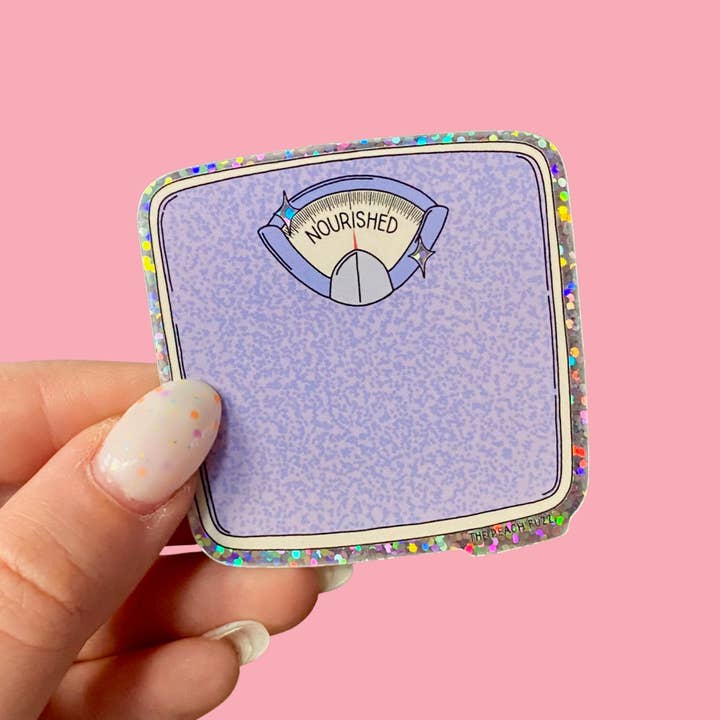 The Peach Fuzz – Großhandel Aufkleber – Glitzeraufkleber Nourished Scale