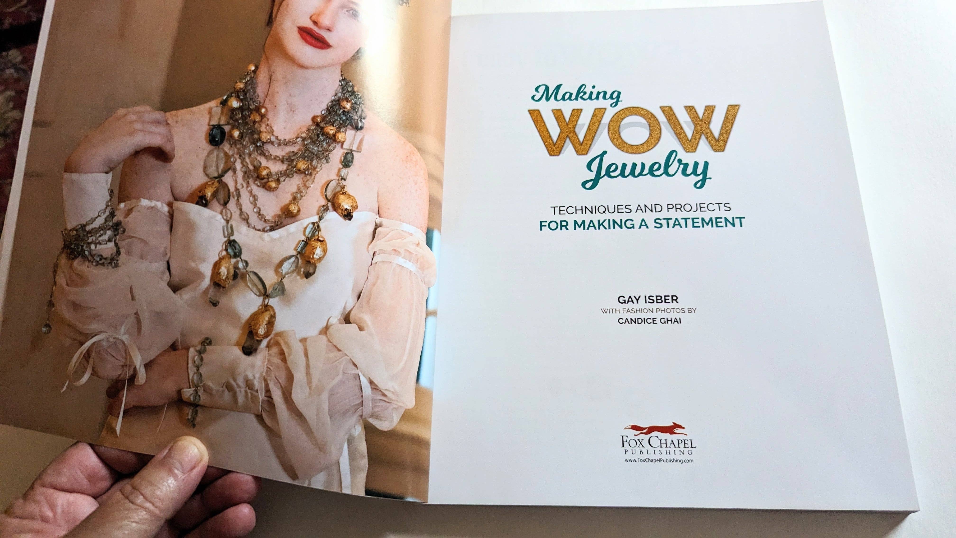 Gay Isber Designs - Wholesale Crafts, Hobbies & DIY - Autographed by Gay Isber Making WOW Jewelry book published by Fox Chapel Publishing1