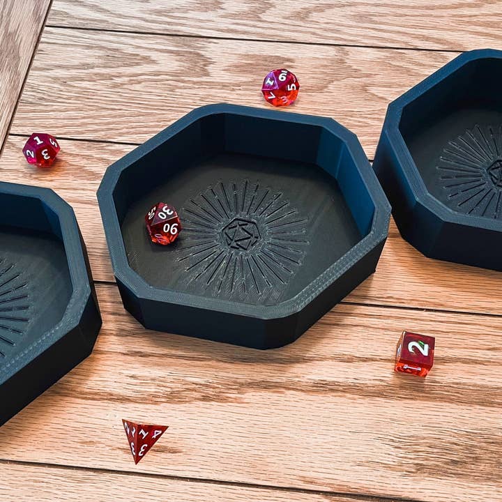 Minva Tabletop Design Co - Wholesale Dice - D20 Hexagon Dice Tray