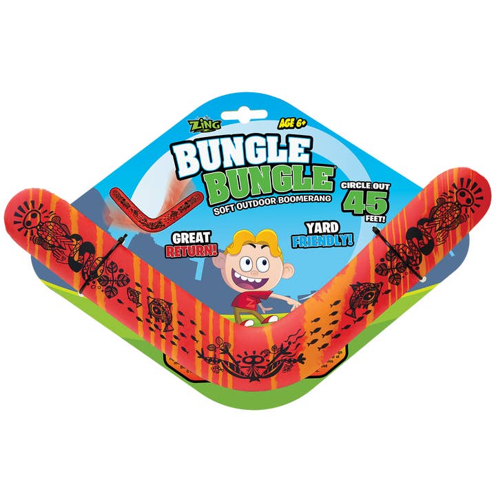 Zing Bungle Bungle - Soft Outdoor Boomerang Toy for Kid for wholesale by Zing