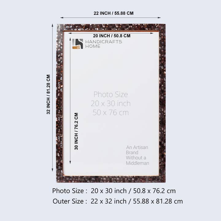Handicrafts Home - Wholesale Picture Frame - 20x30 Mother of Pearl Picture Frames, 3 Color1