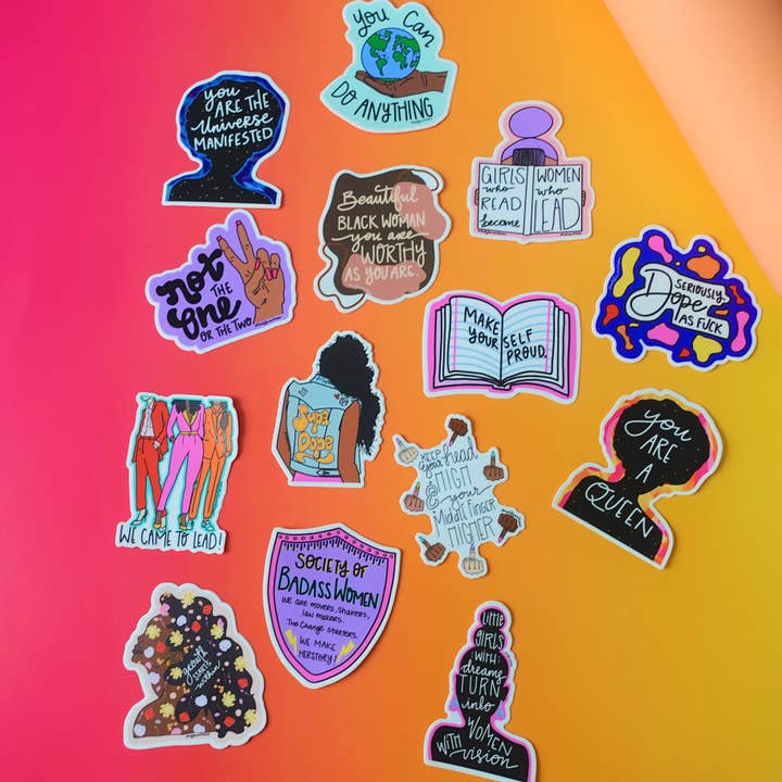 Pretty Peacock Paperie - Women's Empowerment – wholesale Klistermärke – Allvarligt knark som Fuck Stick2