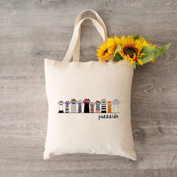 Spicy Kitten Designs - Wholesale Tote Bag - Unisex - Purride - LGBTQ+ - Cat Tote Bag1
