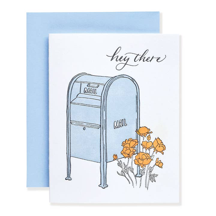 Hey There Letterpress Card voor wholesale door Michelle Renee Co.