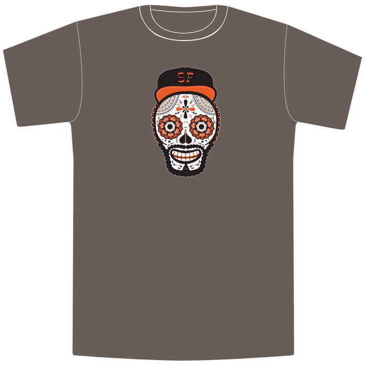 Camiseta unisex Gigantes para hombre, color marrón para venta al por mayor de Dia de Los Todos