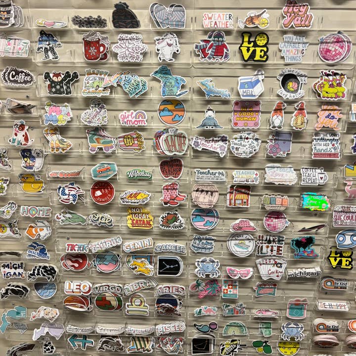 Big Moods - Wholesale Retailer Display - Paper & Novelty - 24 Pocket Wall Sticker Display3