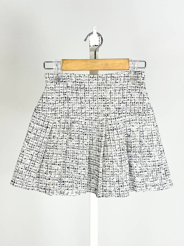 MINI MIGNON PARIS - Venta al por mayor Falda - Niños - Falda escolar plisada de tweed para niña5