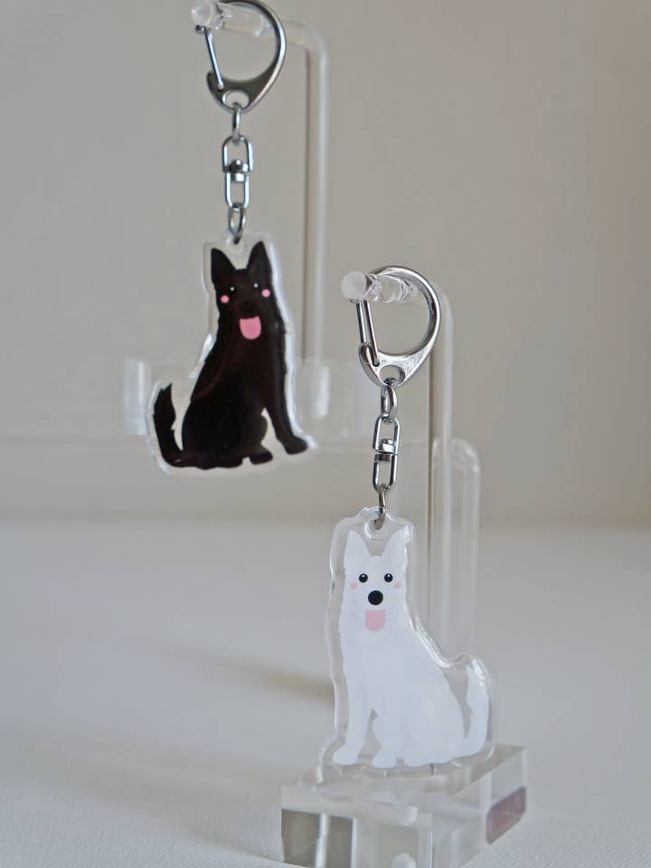 Llavero de Epoxi Pastor para venta al por mayor de kiwi & WILLOW