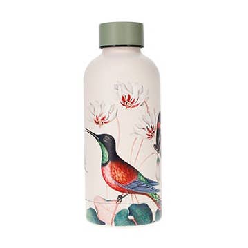 Iso Bottle 400Ml Encyclopedia Flowers Green Birds- Bouth62J03 for wholesale by KIUB