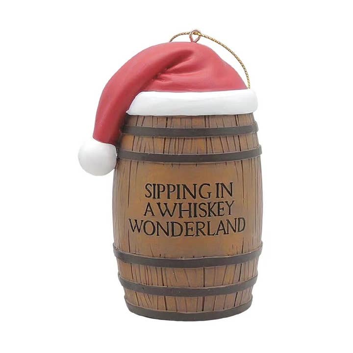 Barrel Down South - Wholesale Ornament - Sipping In A Whiskey Wonderland Christmas Ornament