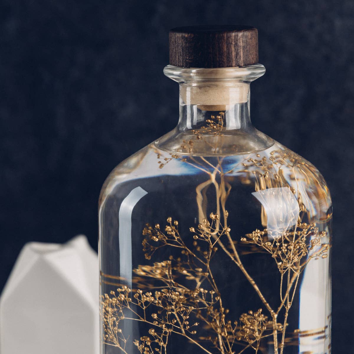 Theophile Berthon – Großhandel Pflanzen – Das Herbarium Schleierkraut Gold - XL-Glas - eingetauchte Pflanze14