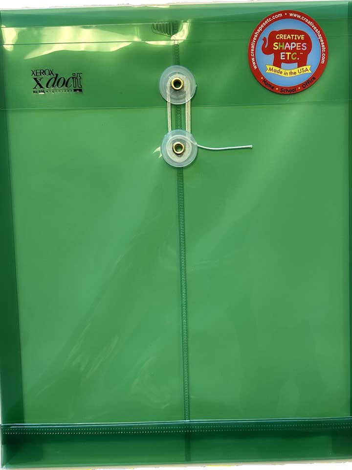 CAISSE DE 48 chemises EXTENSIBLES EN POLY STRING-TIE pour la vente par Creative Shapes Etc.