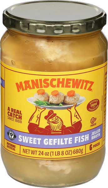 Hudson Meat Company - Wholesale Pickled Vegetables - FISH SWEET GEFILTE     -     MANISCHEWITZ0
