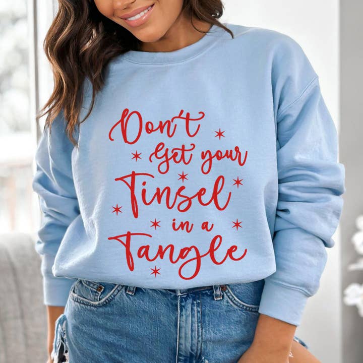 LA Shirt Company - Wholesale Graphic Sweatshirt - Women's - Get Your Tinsel - Sweatshirt & Hoodie4