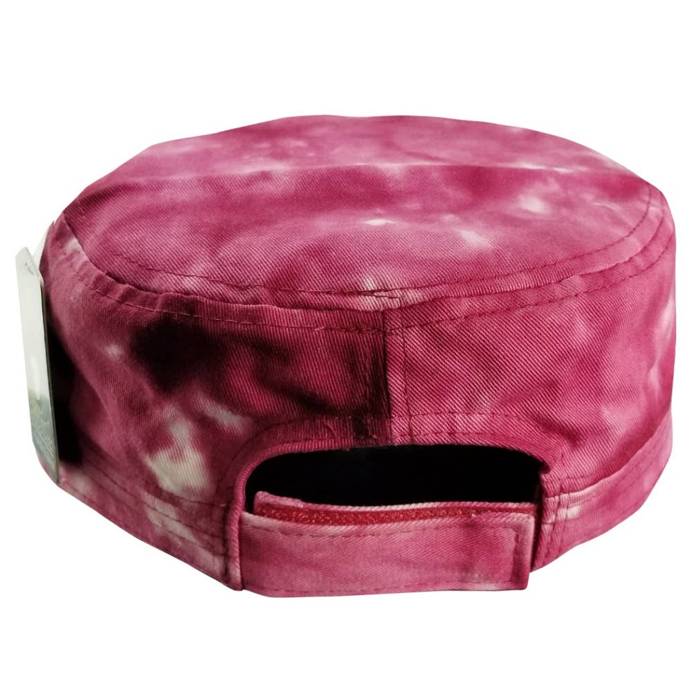 DOBBI – Großhandel Basecap – Damen – CAMBRIDGE PLAIN TIE DYE CASTRO-KAPPE1