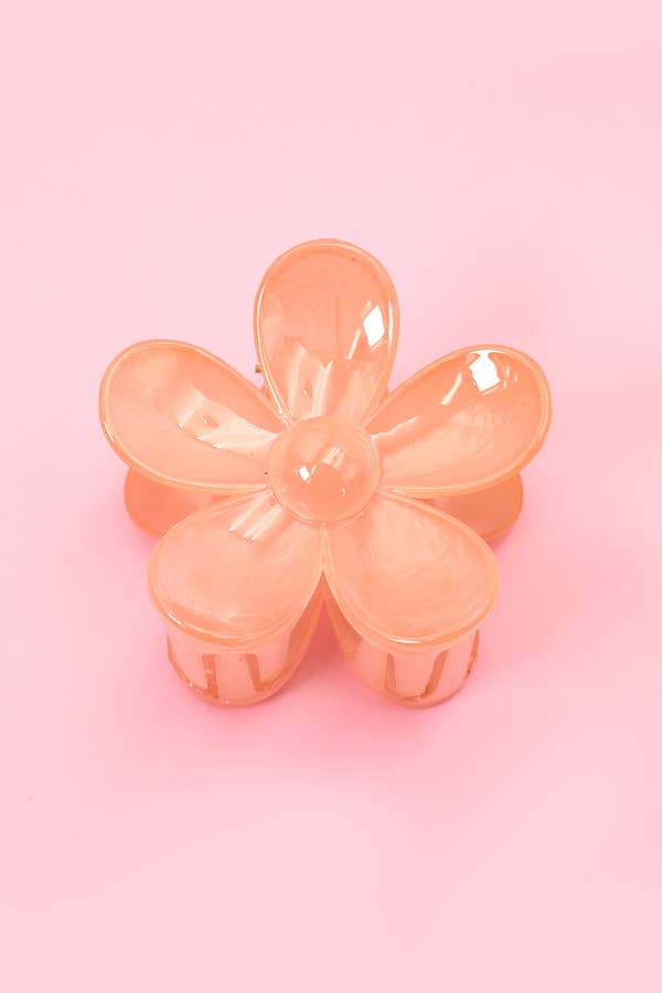 JOSSLYN by wall to wall - Wholesale Hair Clip - Women's - OVERSIZE MATTE FLOWER HAIR CLAW CLIPS | 40H45922