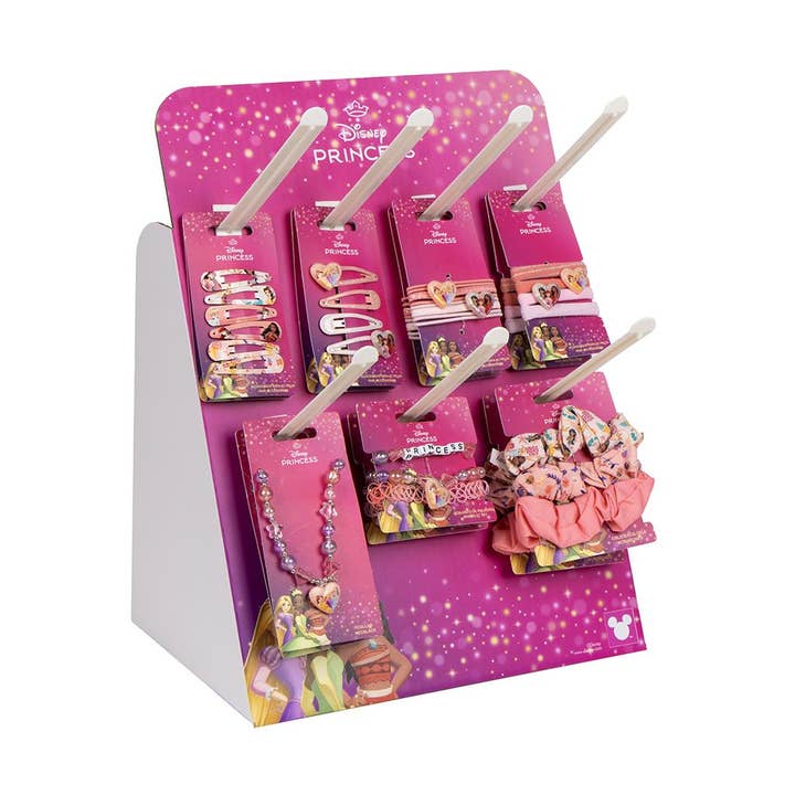 PRINCESS 72PCS DISPLAY HAIR ACCESSORIES - 2500003201 for wholesale by Mastoys, S.L.