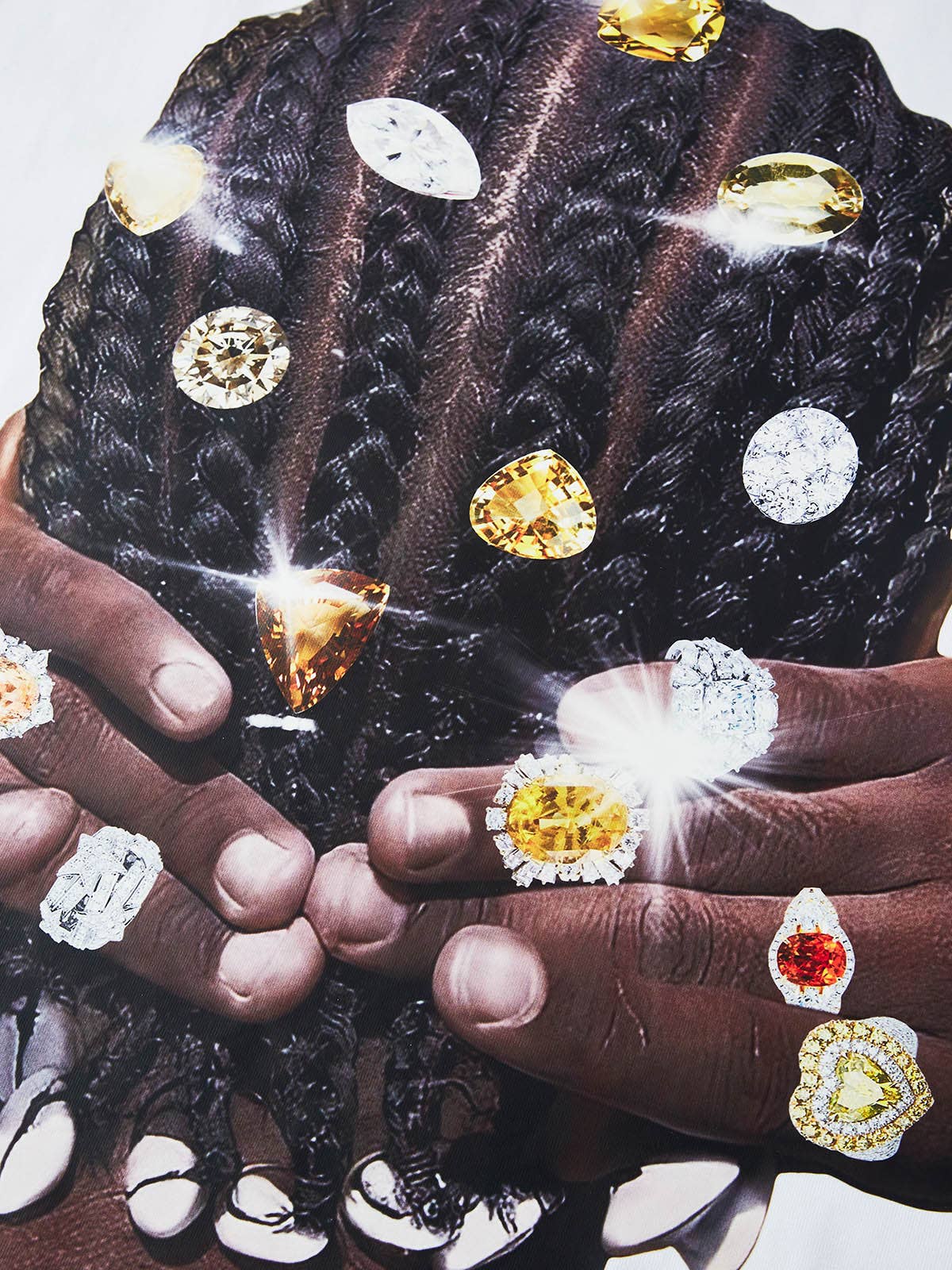 NOISSEY - Wholesale Screen Printed T-Shirt - Unisex - Noissey Original Colored Diamond Print T-shirt1