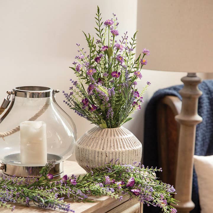 Col House Designs - Wholesale Artificial Flowers - Lilac & Lavender Blossoms Spray