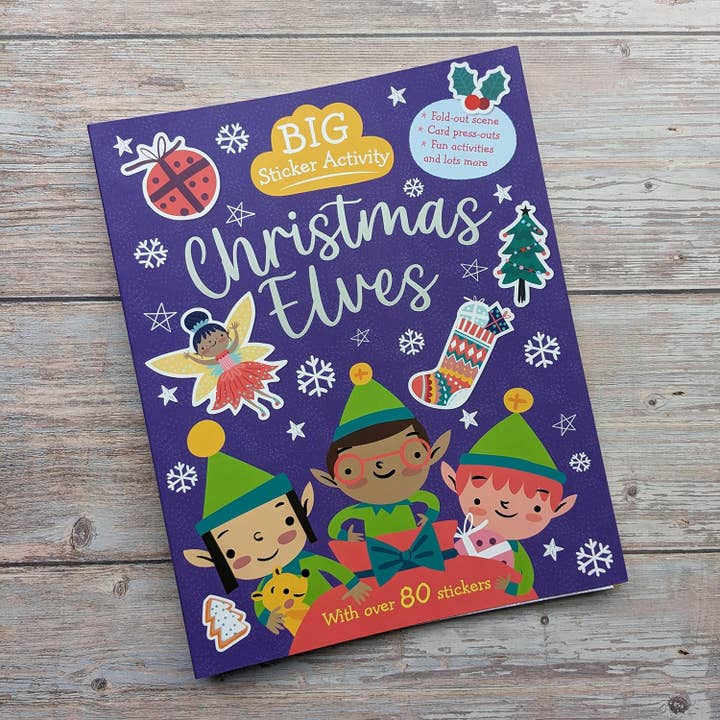 Robert Frederick Ltd – wholesale Sticker – Child & baby – Christmas Elves - Children's Sticker Book1