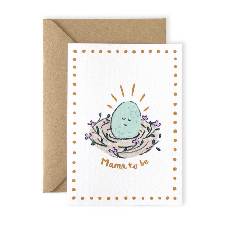 Nest Mum to Be Card for wholesale by Emma Alviti