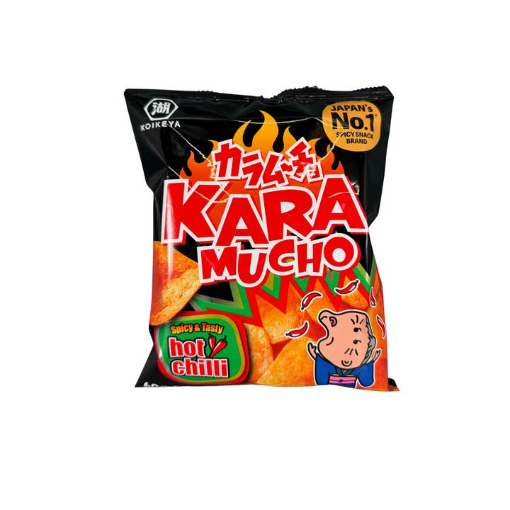 utoppa GmbH - Wholesale Chips - KOIKEYA Karamucho ridged potato chips Hot Chili 60g