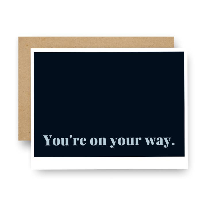 Du är på väg Notecard för wholesale av Careerlog