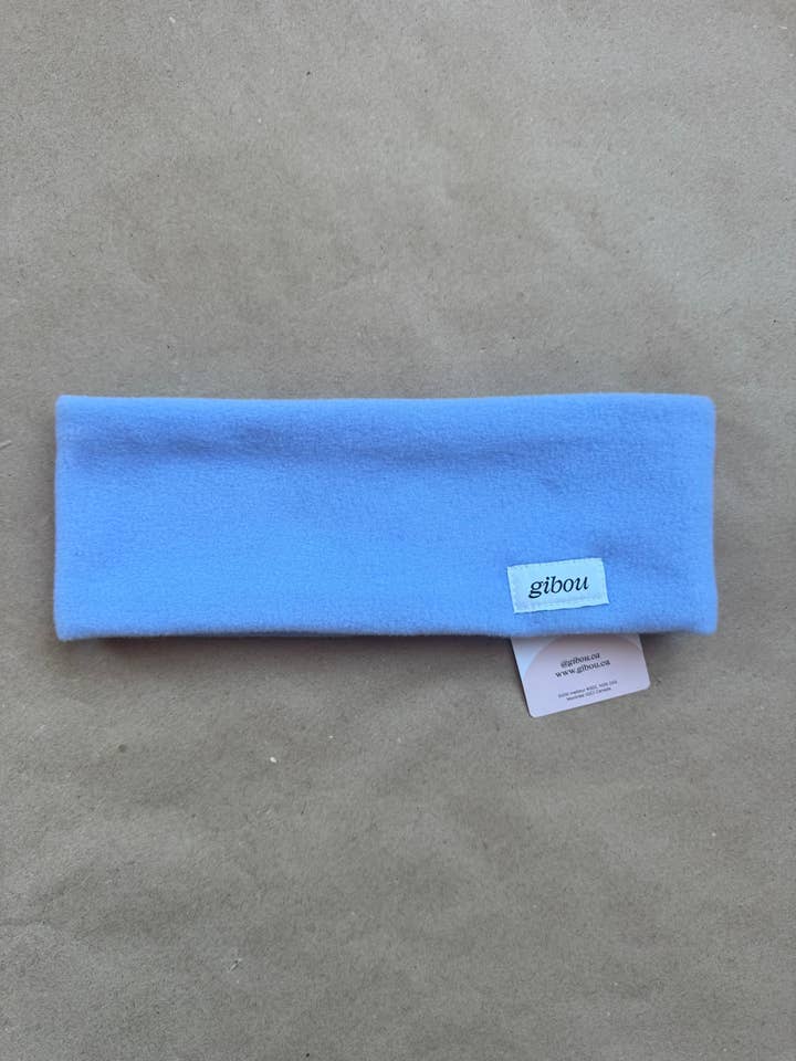 Imparfait - Bandeau en polaire bleu hydrangé for wholesale by Gibou