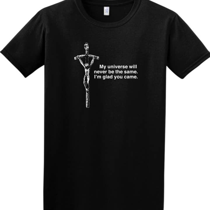 Glad He Came - Crucifix Adult T-shirt and other Purchase Wholesale crucifix. Free Returns & Net 60 Terms on Faire trending on Faire.