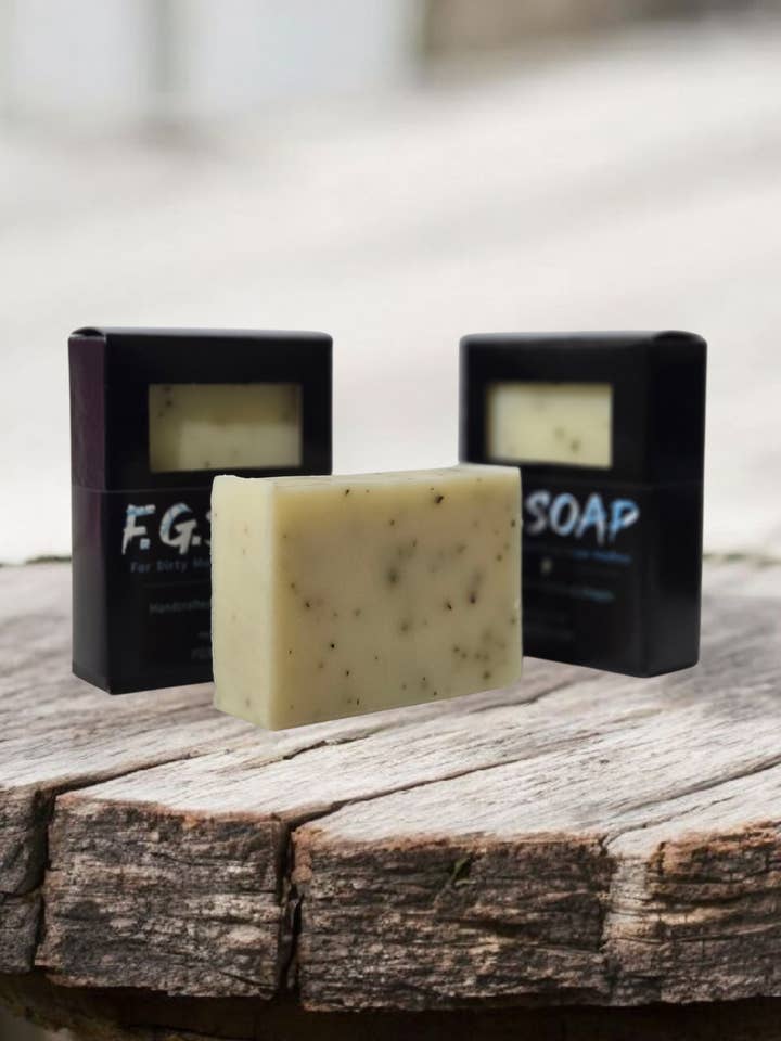 Spearmint & Peppermint - 5.5 oz Bar Soap for wholesale by F.G. Soap