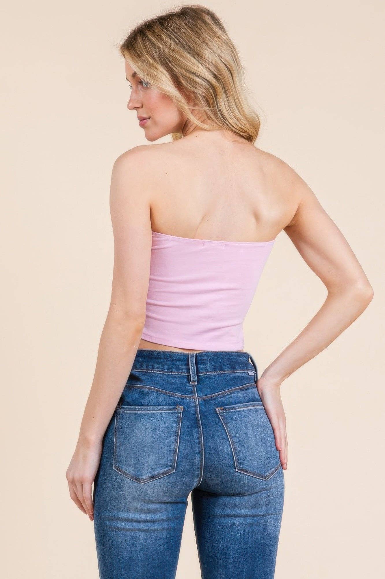 CC Wholesale Clothing – wholesale Knit top – Women's – Basic Double Layered Tube Top16