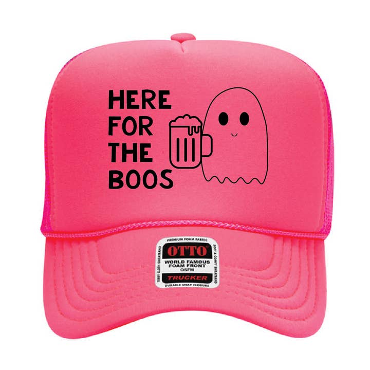 Här för Boos Truckerkeps Neonrosa för wholesale av Palisades Gift Shop