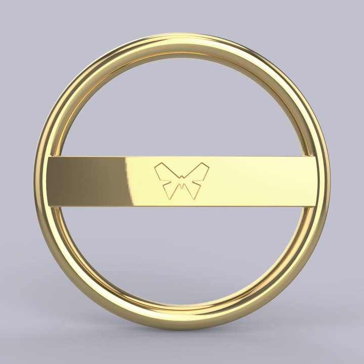 Gold Scarf Ring/Pendant for wholesale by Buzzi Italia