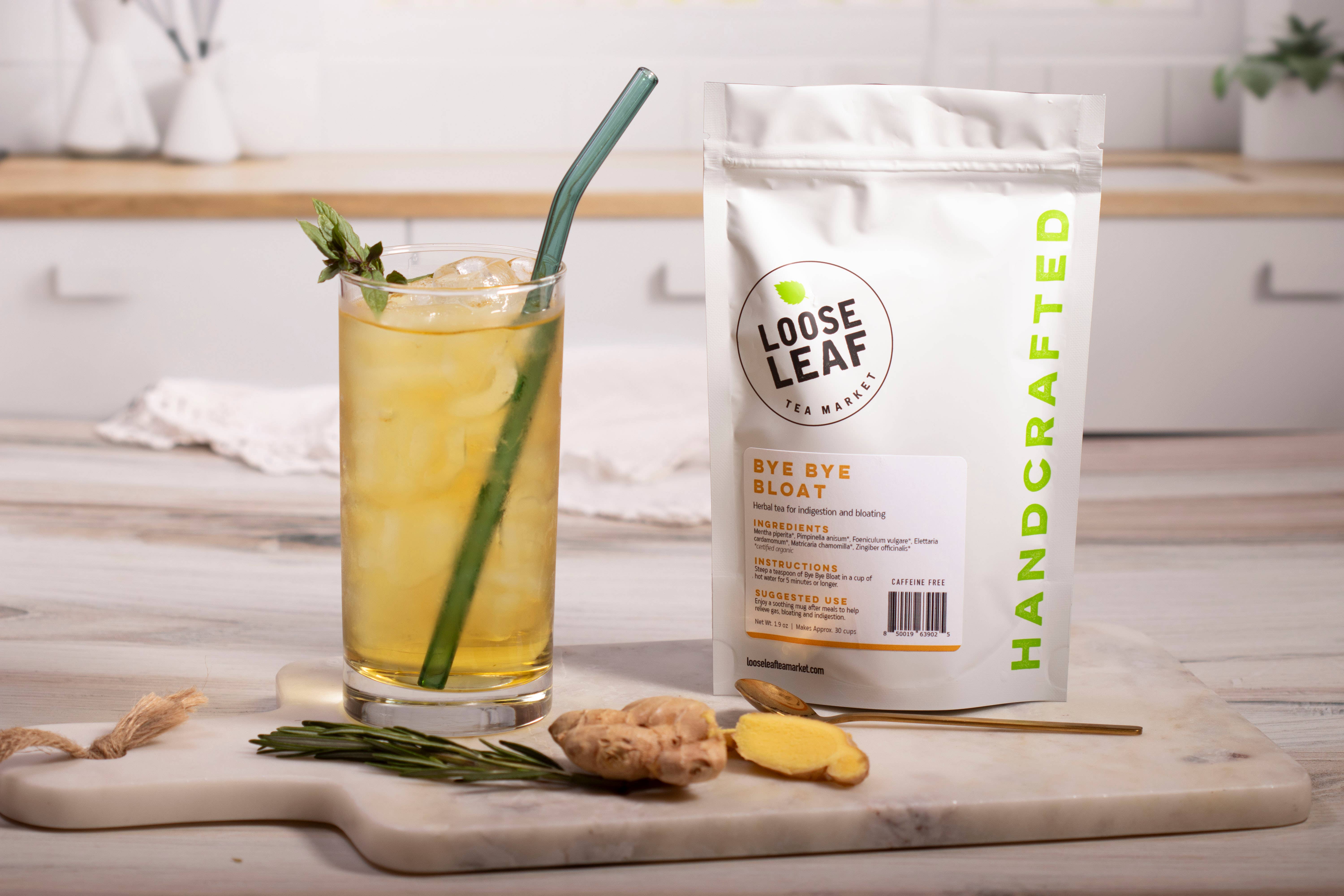 Loose Leaf Tea Market - Venta al por mayor Tés saludables/desintoxicantes - Bye Bye Bloat Té