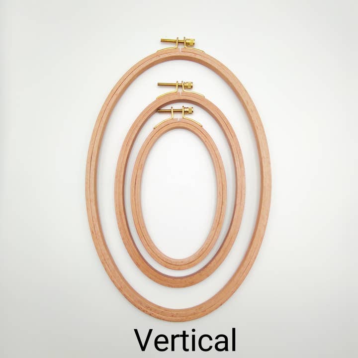 SChandworks - Wholesale Embroidery/Cross Stitch Supplies - Beechwood Embroidery Oval Hoop1