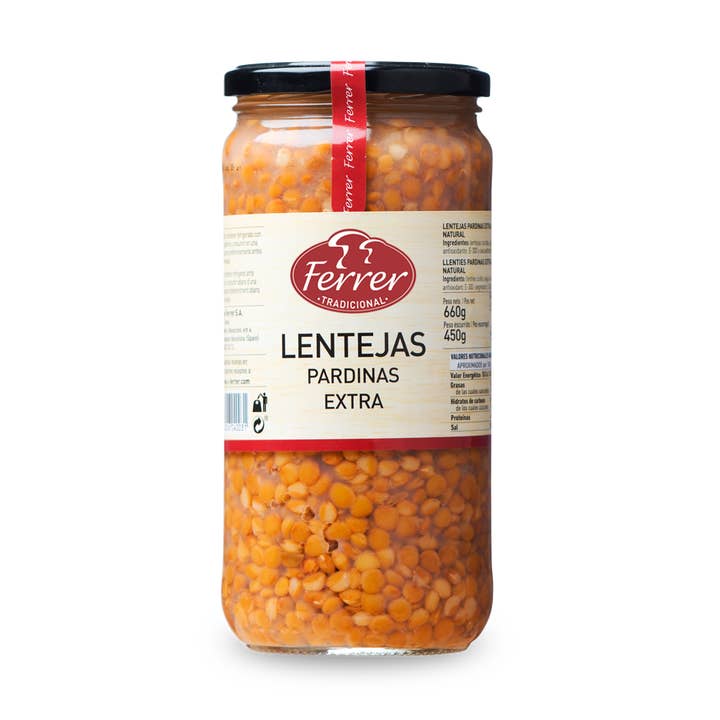 FERRER TRADICIONAL - Wholesale Beans - Pardinas Lentils 540G0