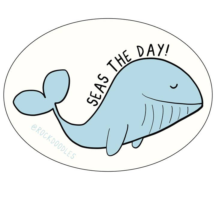 Eterna Goods - Wholesale Air Freshener - Seas The Day (2-Pack) Punny Air Freshener - Ocean Scent