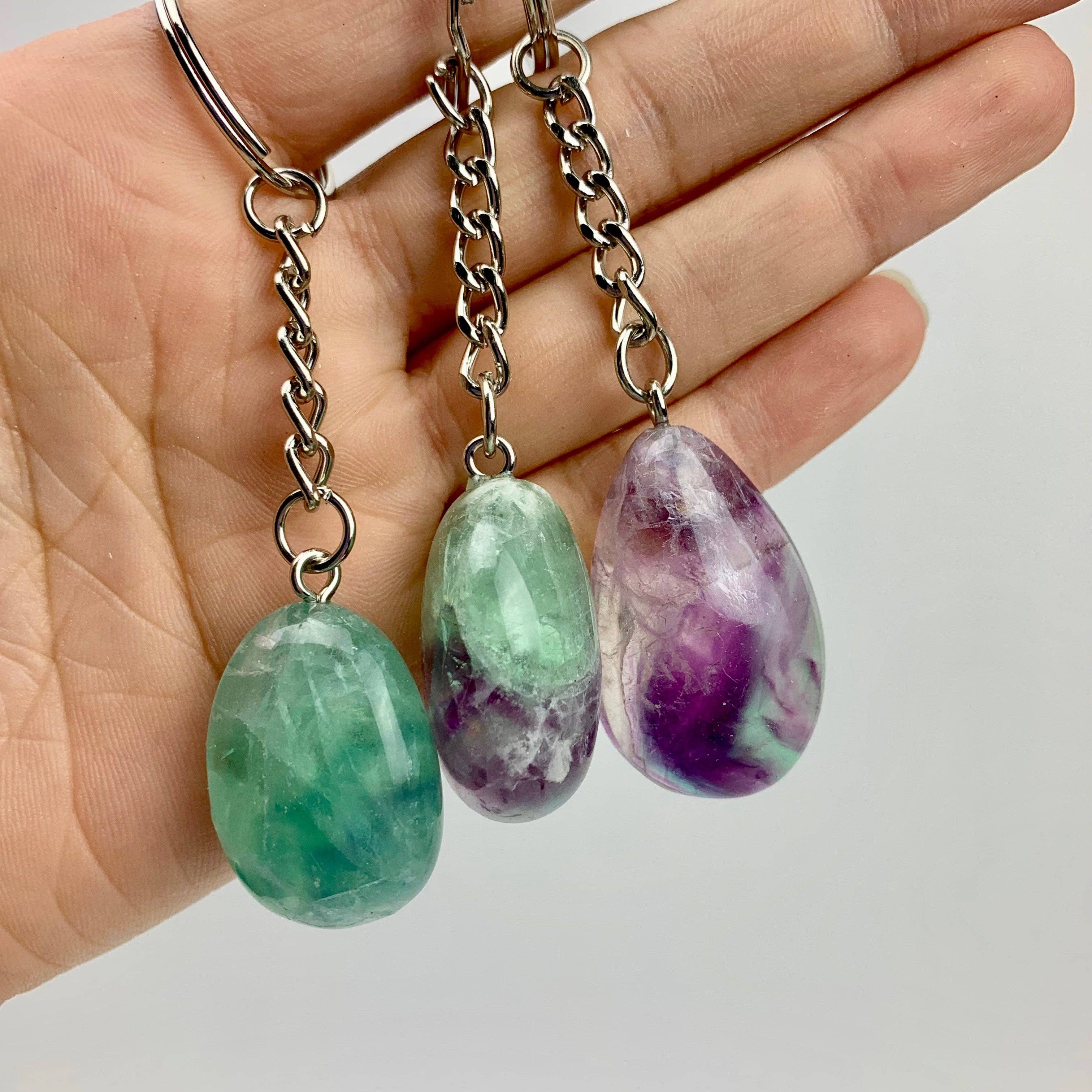 Pelham Grayson Rose - Wholesale Keychain - Unisex - Fluorite Keychains | 30-40mm0