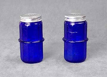 AA Importing - Wholesale Salt & Pepper Shaker Set - Hoosier Style Salt and Pepper Set in Green, Pink & Blue2