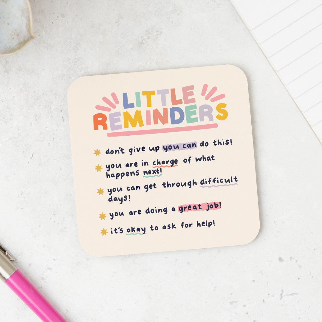 Shake The Label - Wholesale Coasters - Little Reminders Coaster3