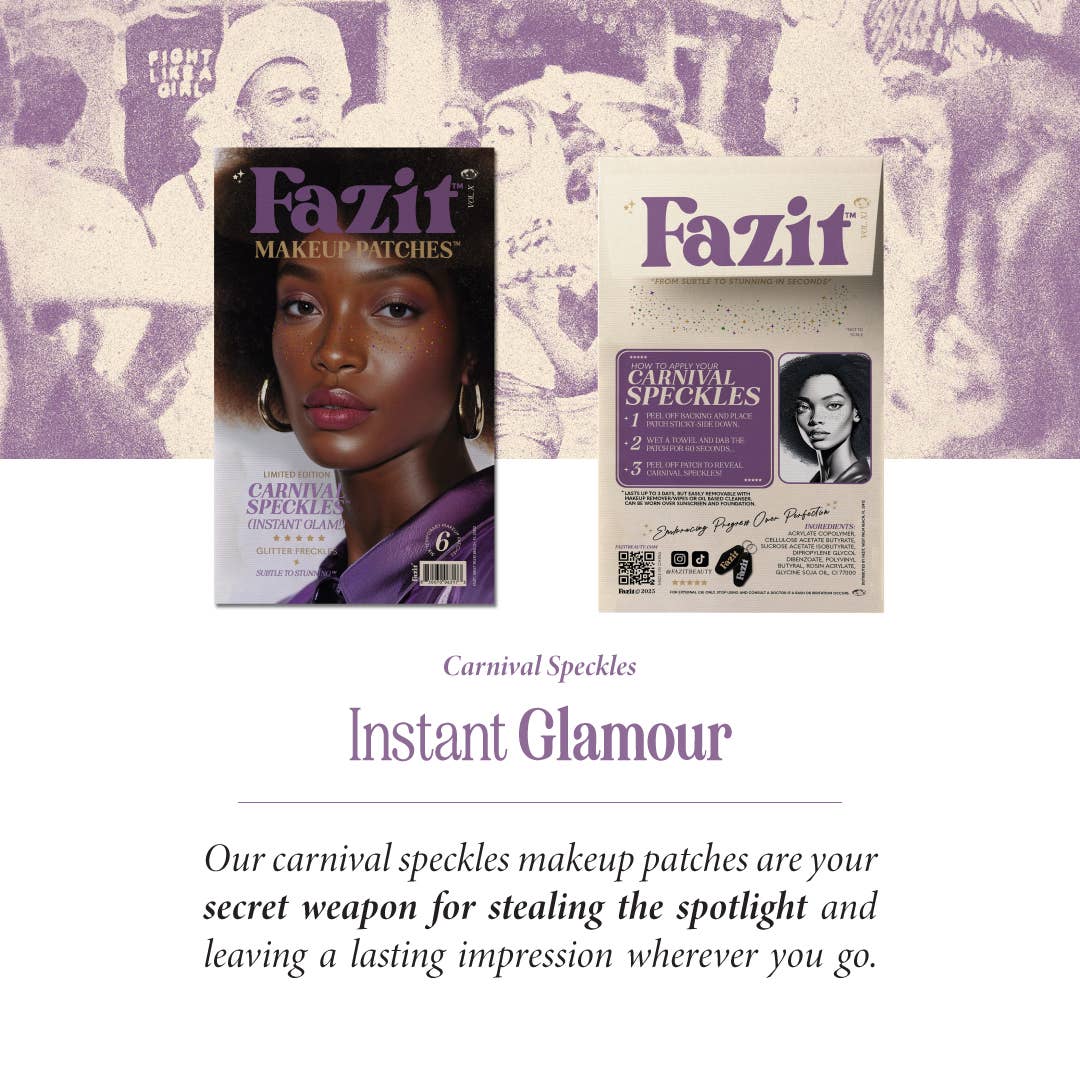 Fazit - Wholesale Skincare Face Mask - Carnival Speckles Makeup Patches - Limited Edition5